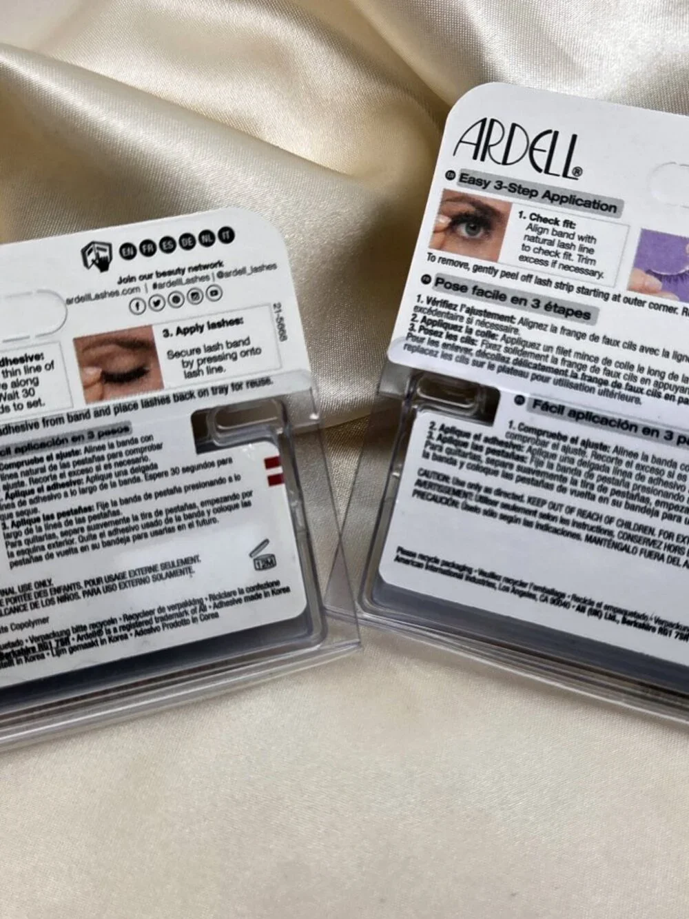Ardell False Eyelashes - Assorted Styles – Lot of 6 – New